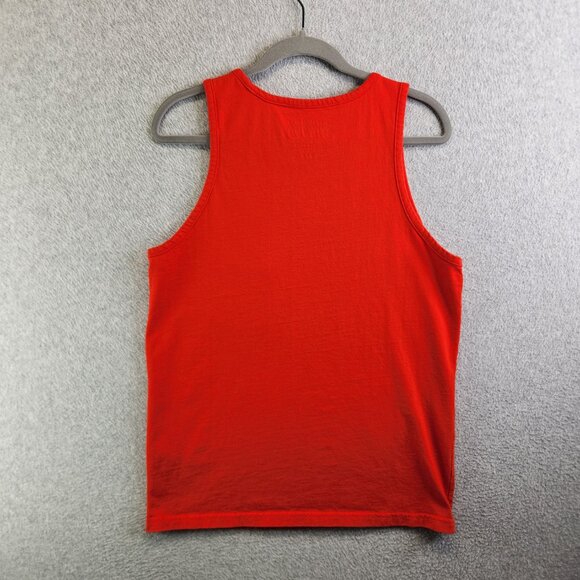 Chubbies Shirt Mens S Red Muscle Tank Get Buckets Beer River Floating Lake - Picture 9 of 10